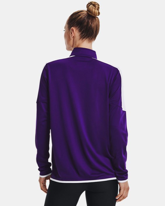 Women's UA Rival Knit Jacket, Purple, pdpMainDesktop image number 1
